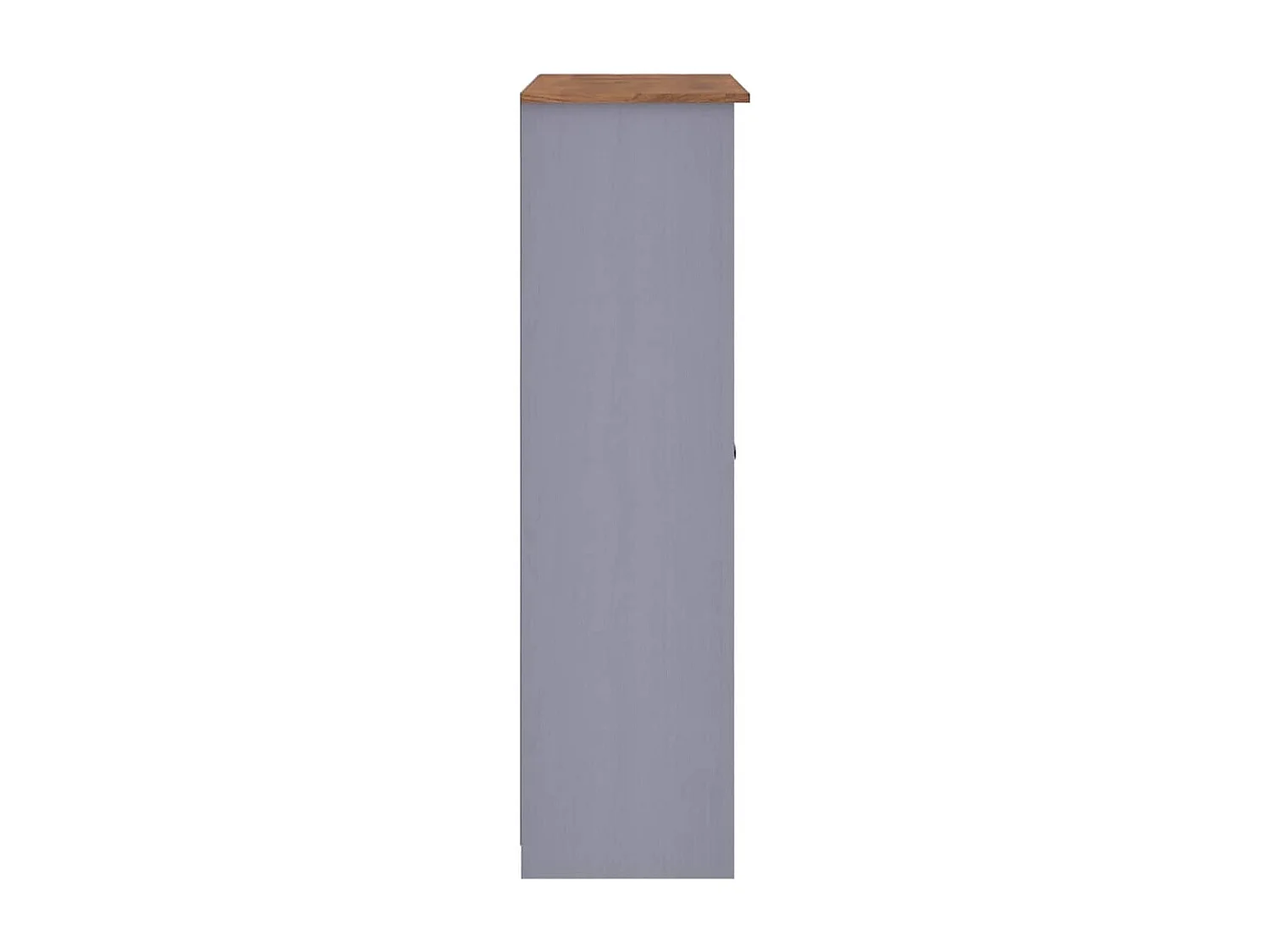 Garde-robe 3 portes Gris 118x50x171,5 cm Pin Assortiment Panama