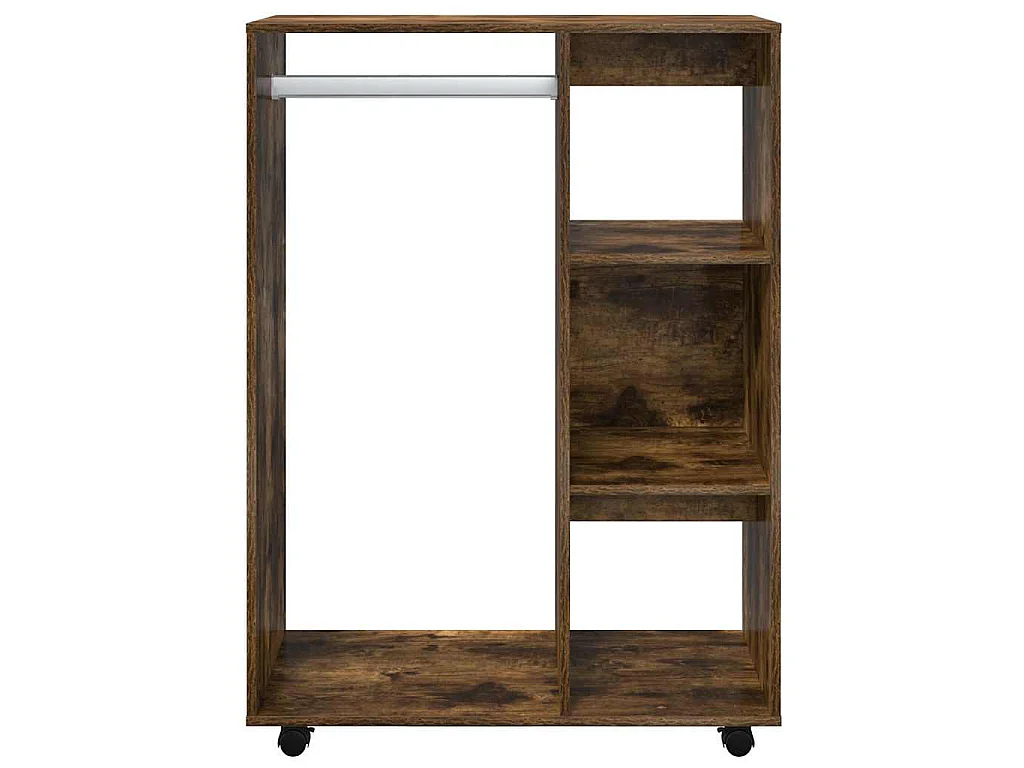Kleiderschrank Räuchereiche 80x40x110 cm Holzwerkstoff