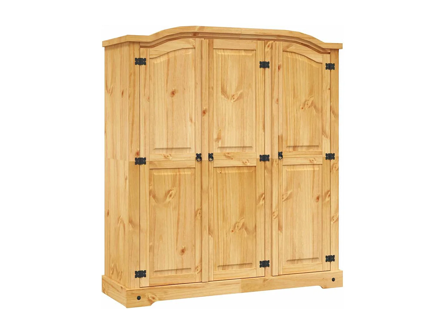 Roupeiro Corona Range pinho mexicano com 3 portas