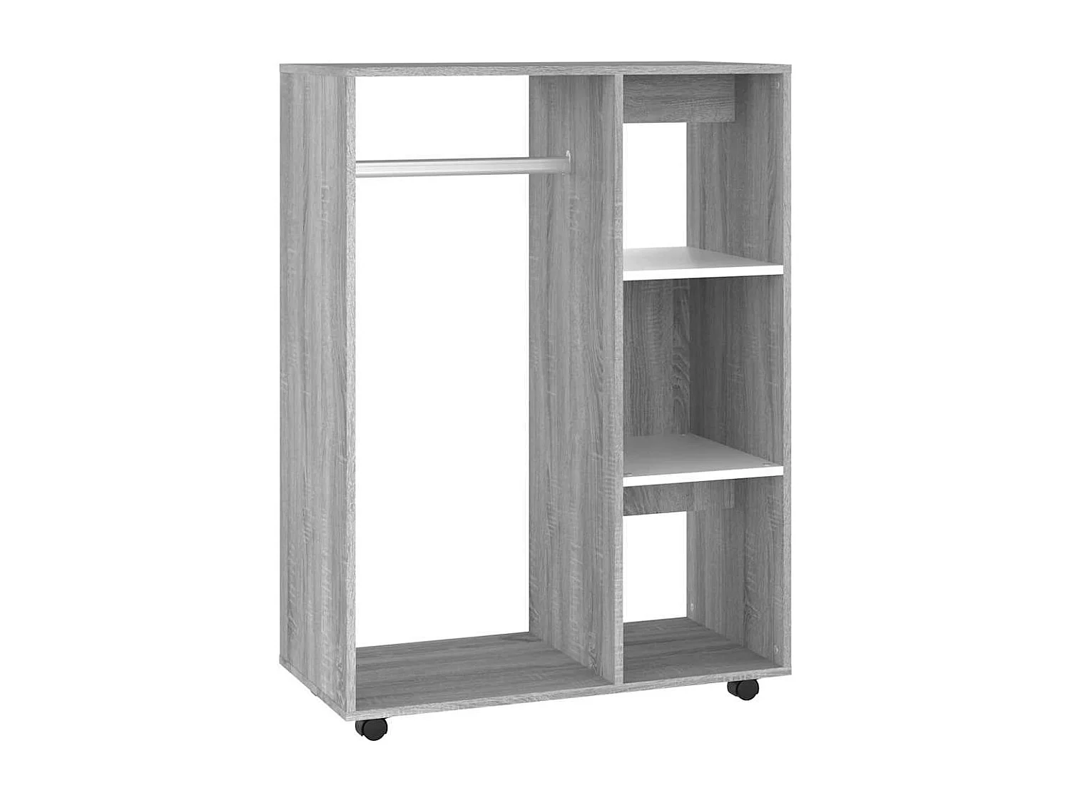 Garde-robe Sonoma gris 80x40x110 cm Bois d'ingénierie