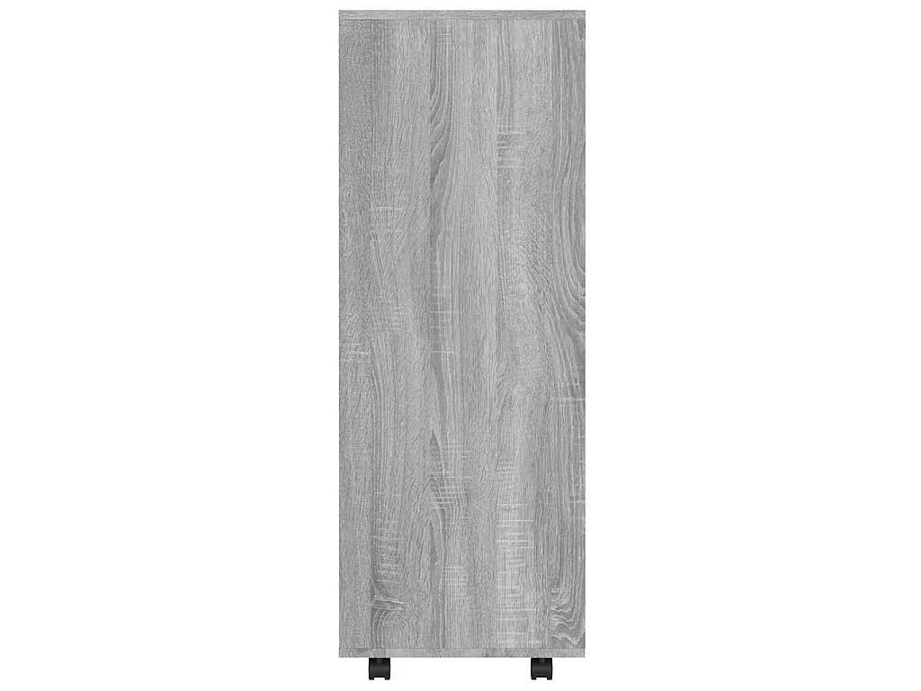 Armadio Grigio Sonoma 80x40x110 cm in Legno Multistrato