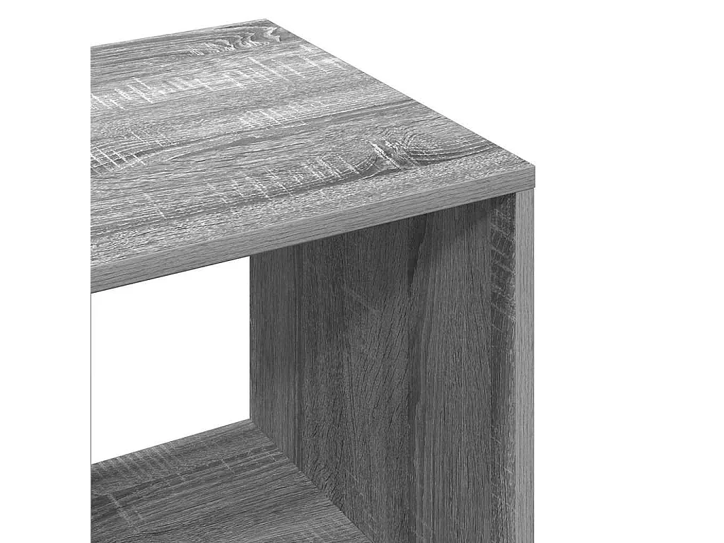 Armadio Grigio Sonoma 80x40x110 cm in Legno Multistrato