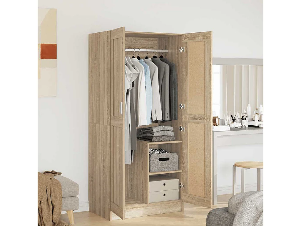 Garde-robe Chêne sonoma 82,5x51,5x180 cm Aggloméré