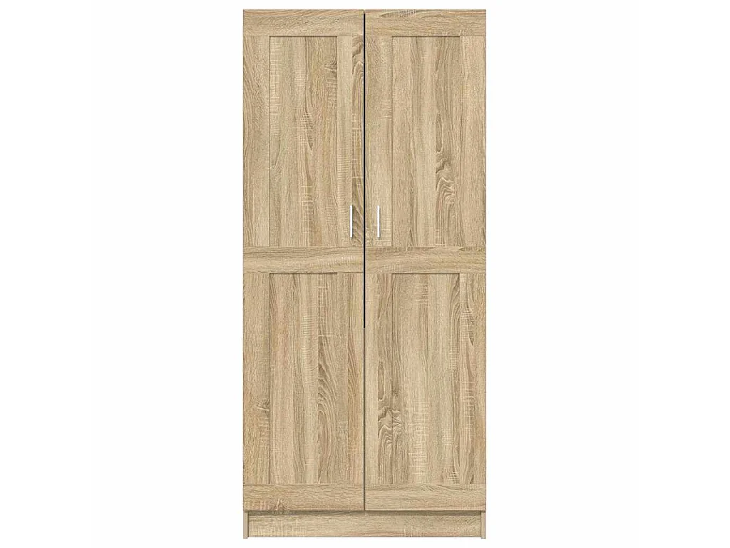 Armario de madera contrachapada color roble 82,5x51,5x180 cm