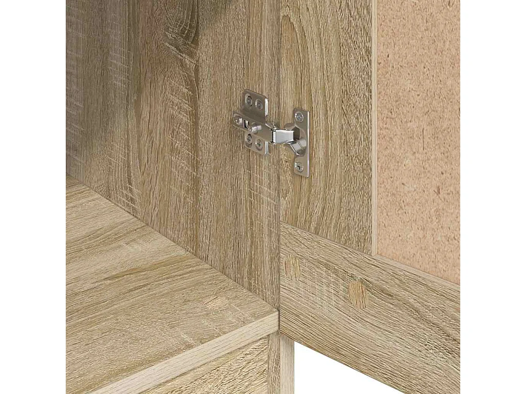 Armario de madera contrachapada color roble 82,5x51,5x180 cm