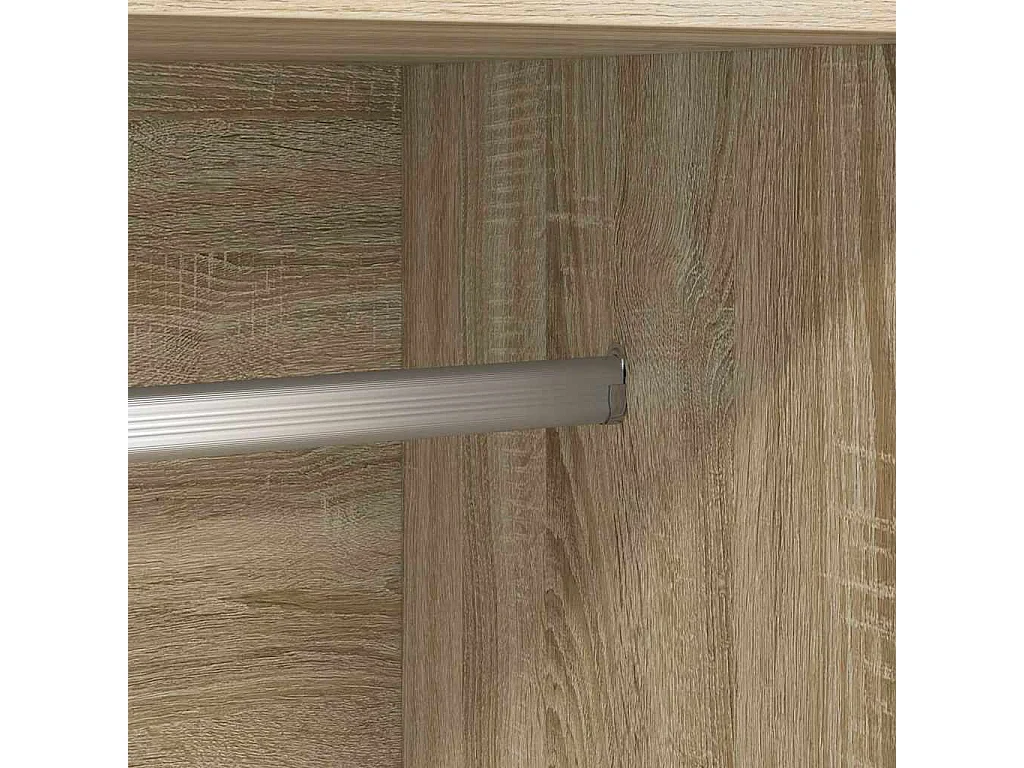 Armario de madera contrachapada color roble 82,5x51,5x180 cm