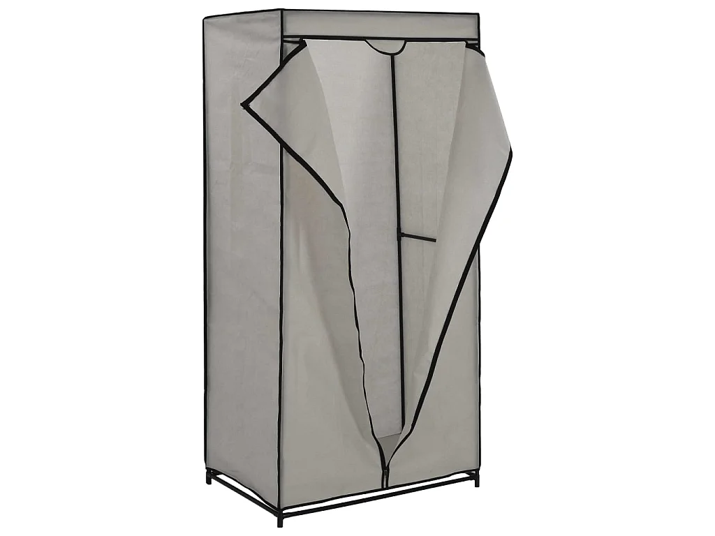 Armadio 2 pz Grigio 75x50x160 cm