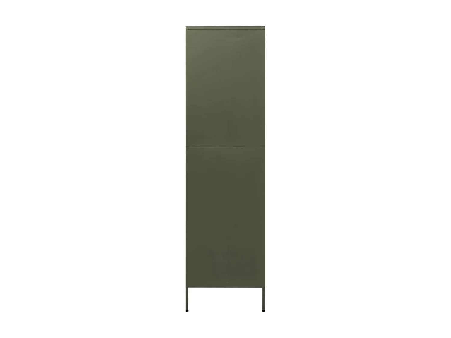 Garde-robe Vert olive 90x50x180 cm Acier