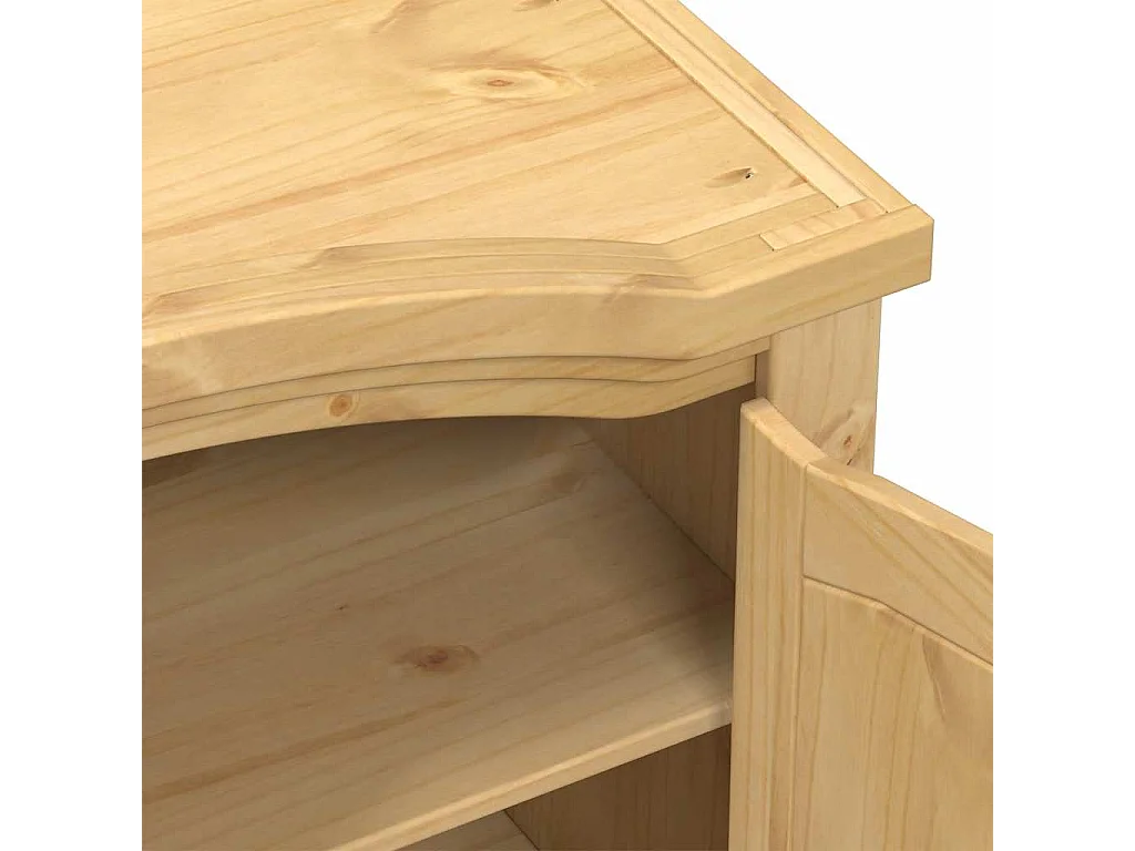 Garde-robe Corona 151,5x52x170 cm bois de pin massif