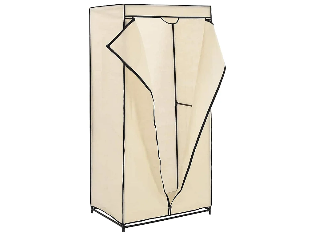 Armadio 2 pz Crema 75x50x160 cm