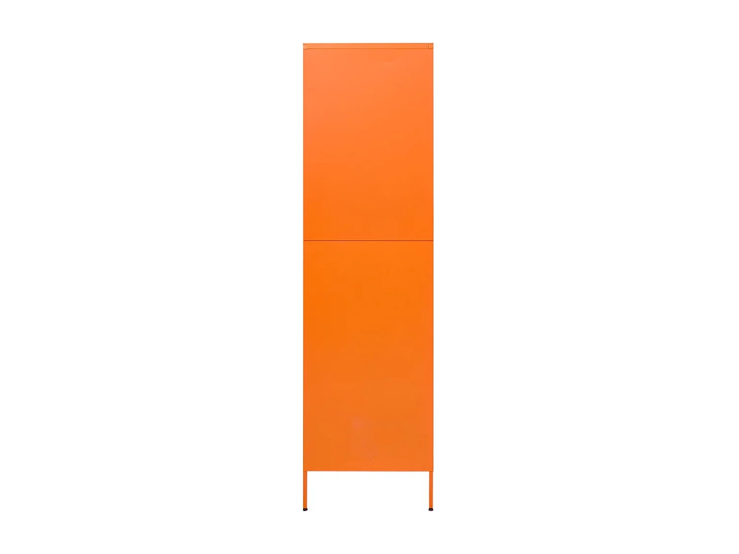 Garde-robe Orange 90x50x180 cm Acier