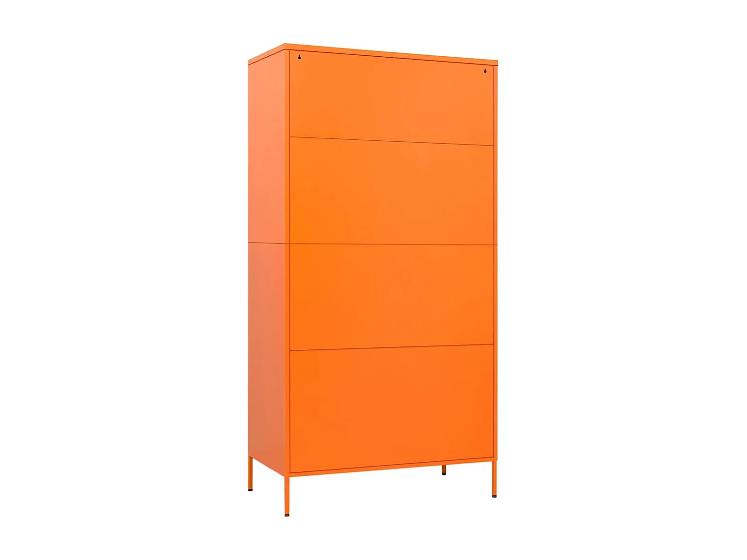 Garde-robe Orange 90x50x180 cm Acier