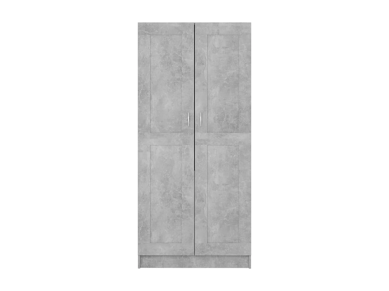 Armario de madera contrachapada gris hormigón 82,5x51,5x180 cm