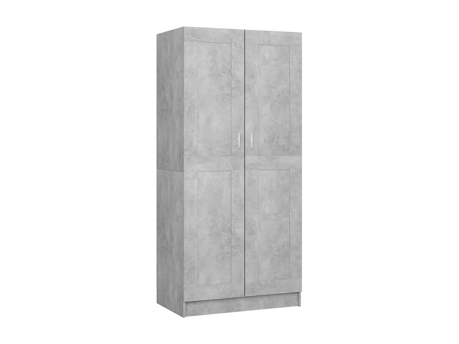 Garde-robe Gris béton 82,5x51,5x180 cm Aggloméré