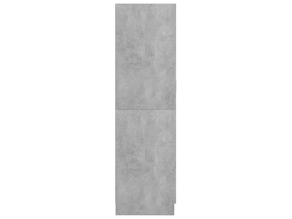 Garde-robe Gris béton 82,5x51,5x180 cm Bois d’ingénierie