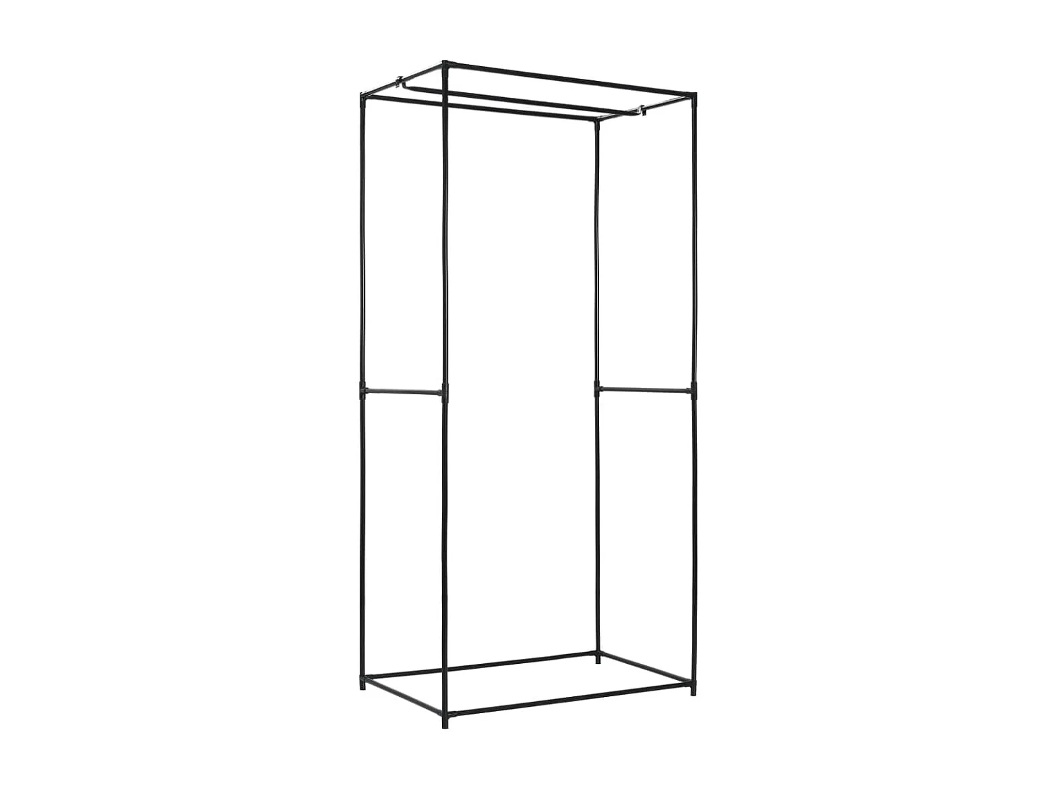 Armario gris 75x50x160 cm