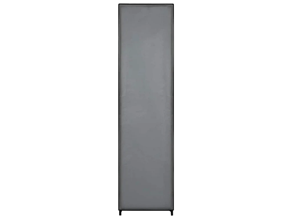 Garde-robe avec 4 compartiments Gris 175x45x170 cm
