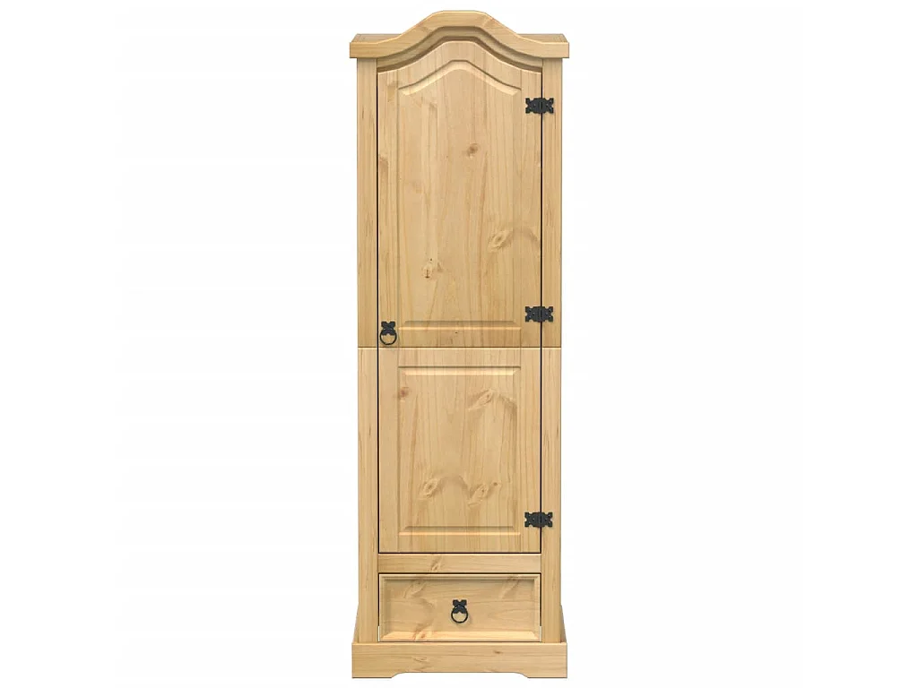 Armadio Corona 55x52x170 cm in Legno Massello di Pino