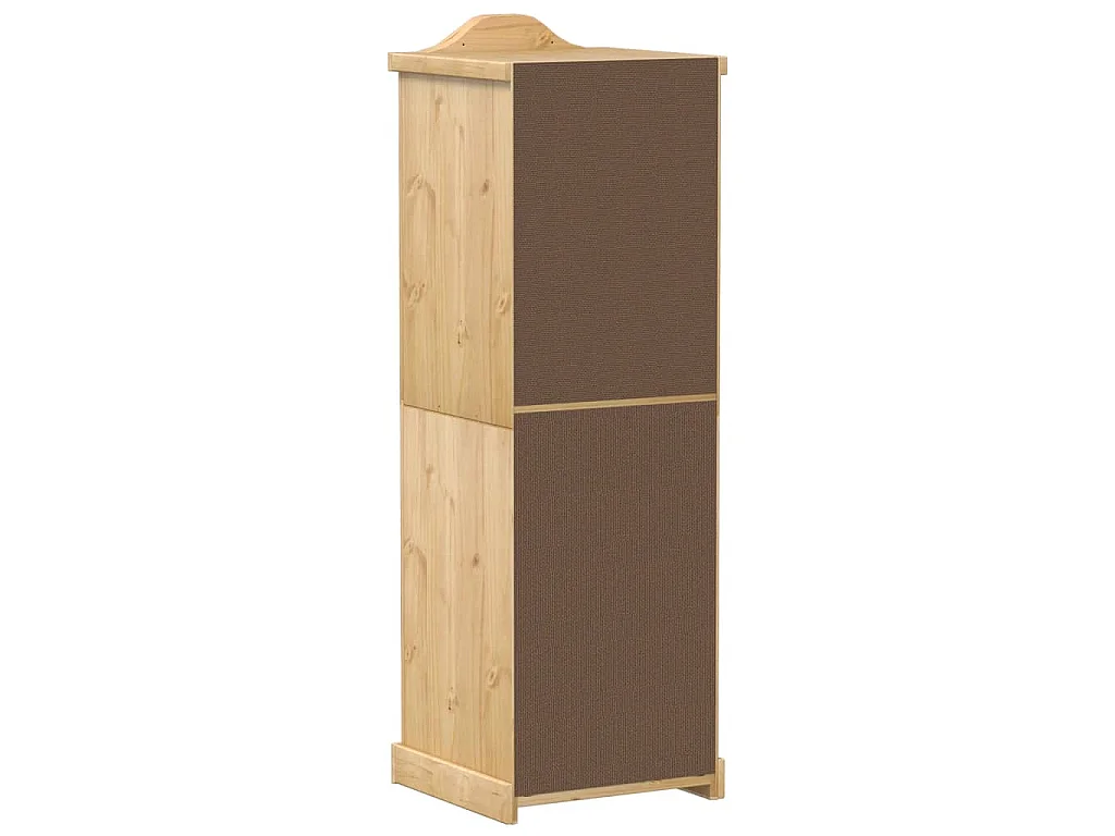 Armadio Corona 55x52x170 cm in Legno Massello di Pino
