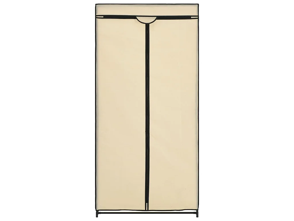 Kleiderschrank Creme 75×50×160 cm