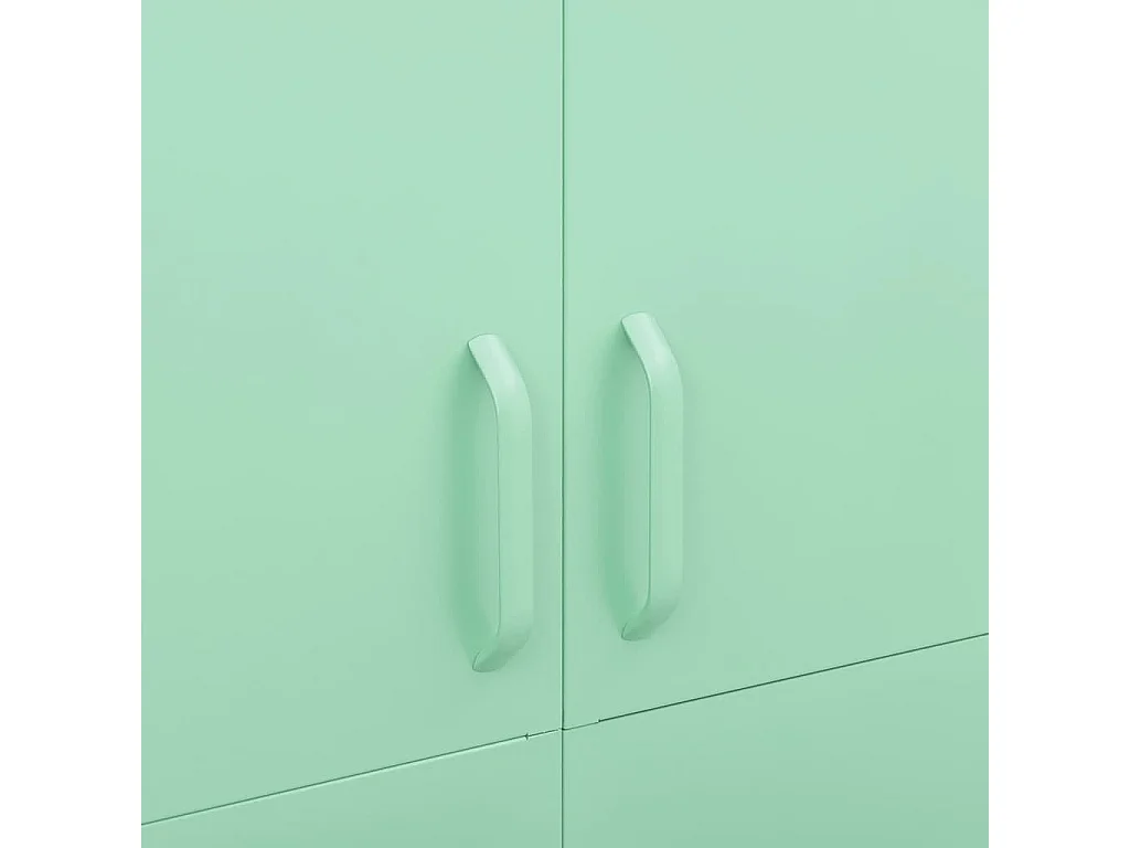 Garde-robe Vert menthe 90x50x180 cm Acier