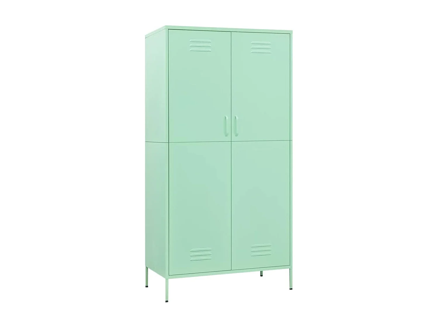 Garde-robe Vert menthe 90x50x180 cm Acier