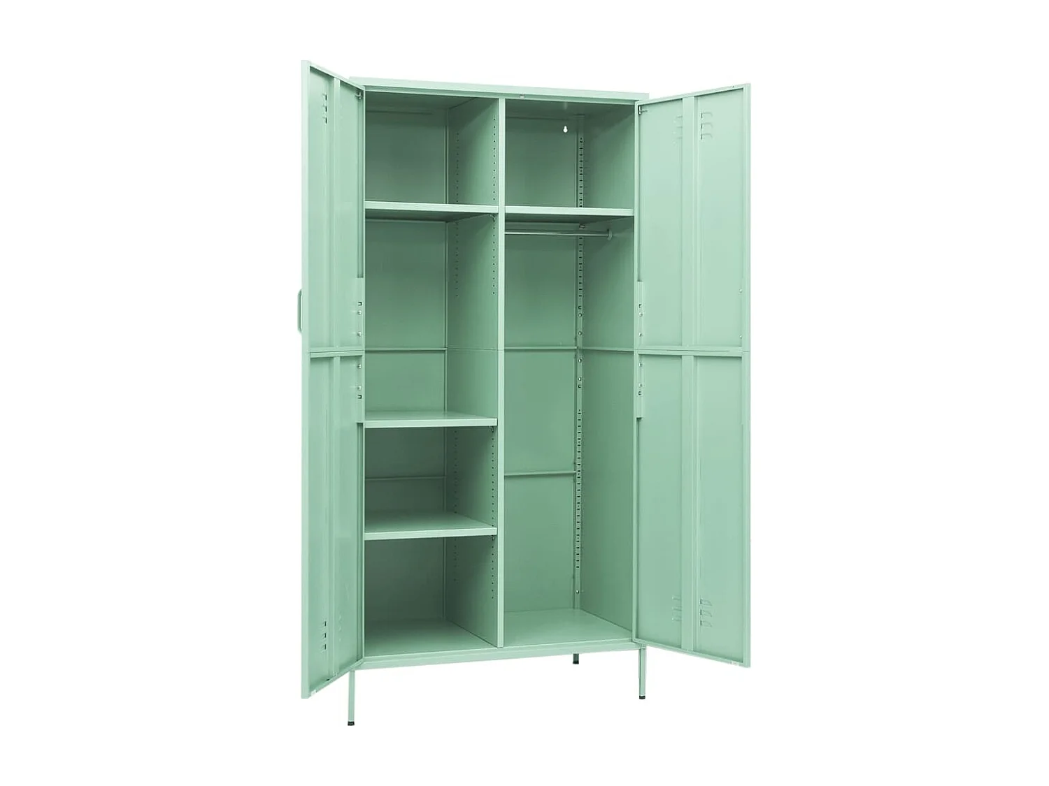 Garde-robe Vert menthe 90x50x180 cm Acier