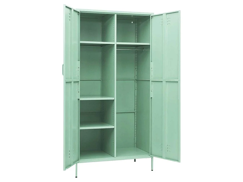 Armadio Menta 90x50x180 cm in Acciaio