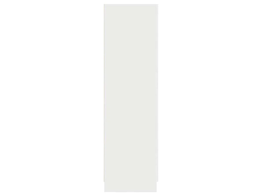 Armario de madera contrachapada blanco 82,5x51,5x180 cm