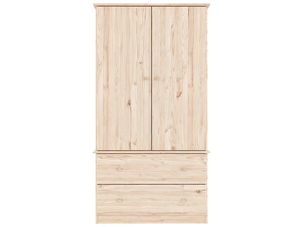 Garde-robe ALTA 90x55x170 cm bois massif de pin