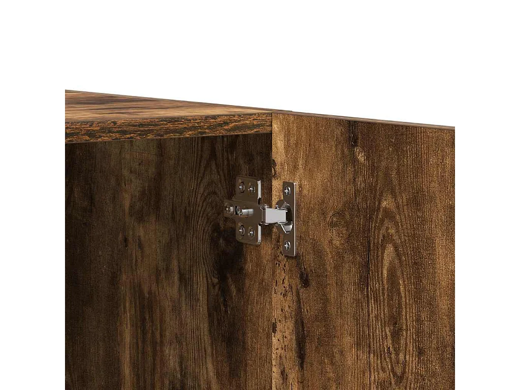 Kleiderschrank Räuchereiche 80x52x180 cm Holzwerkstoff