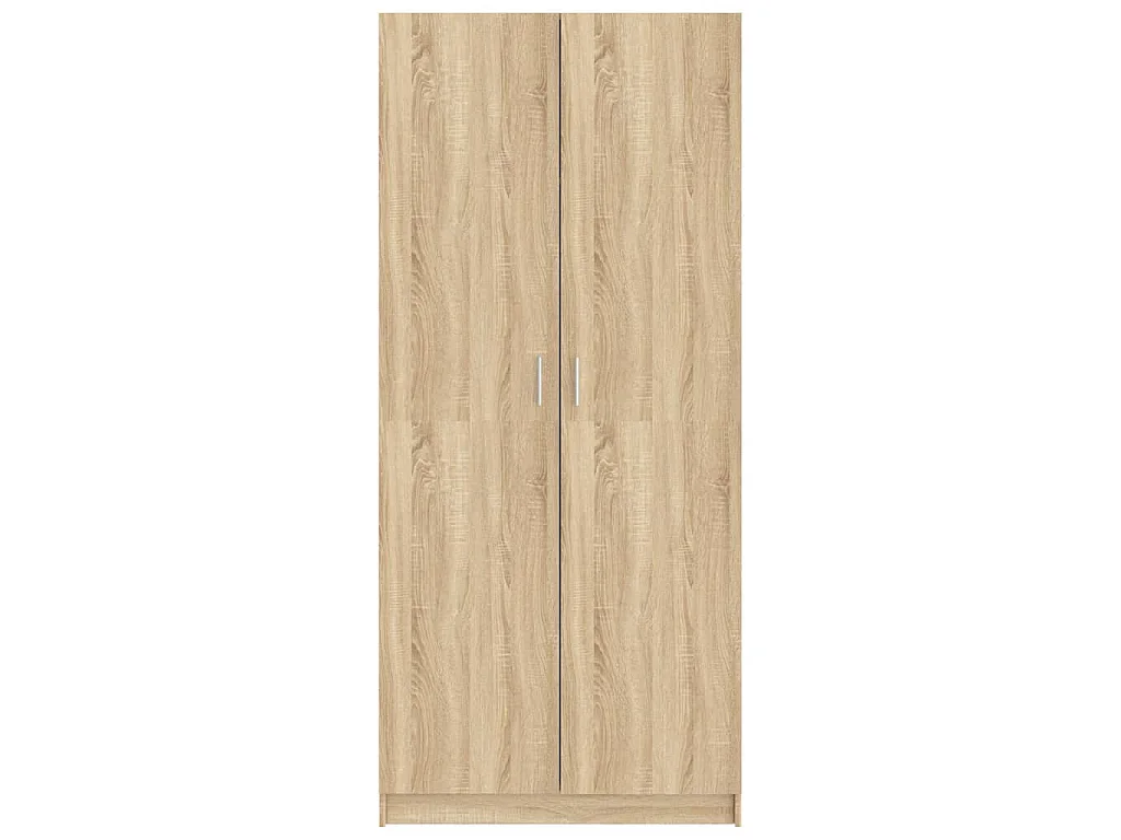 Roupeiro 80x52x180 cm derivados de madeira carvalho sonoma