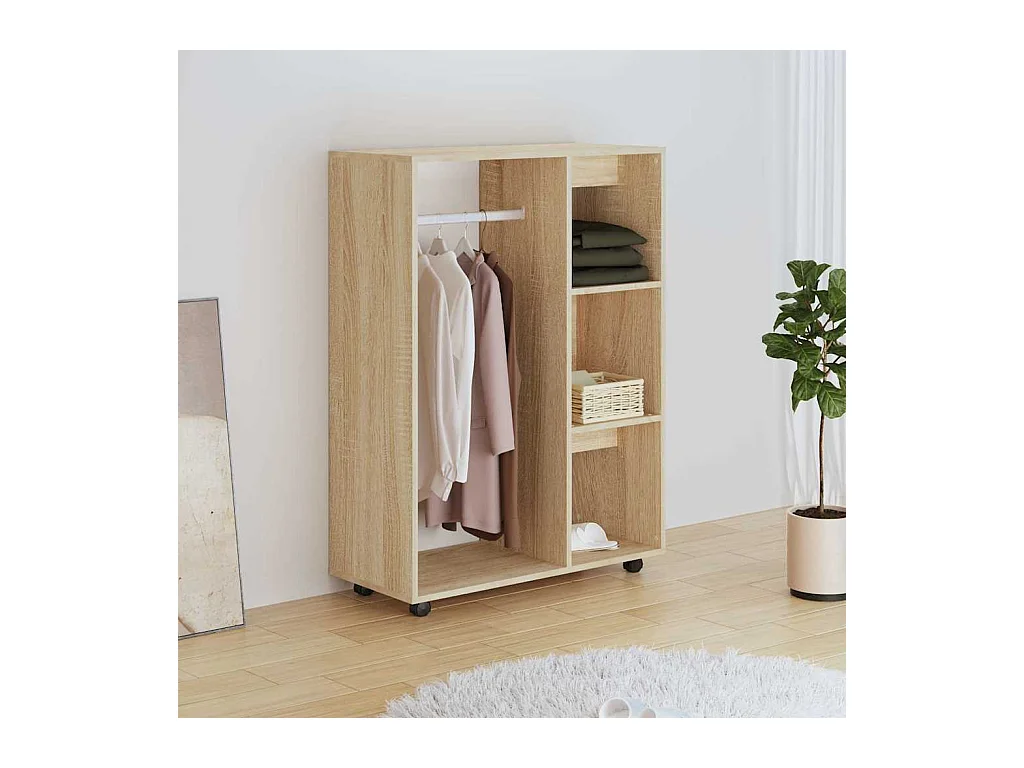 Garde-robe Chêne sonoma 80x40x110 cm Bois d’ingénierie