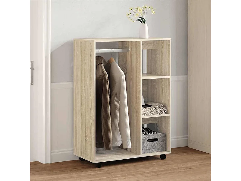 Kleiderschrank Sonoma-Eiche 80x40x110 cm Holzwerkstoff