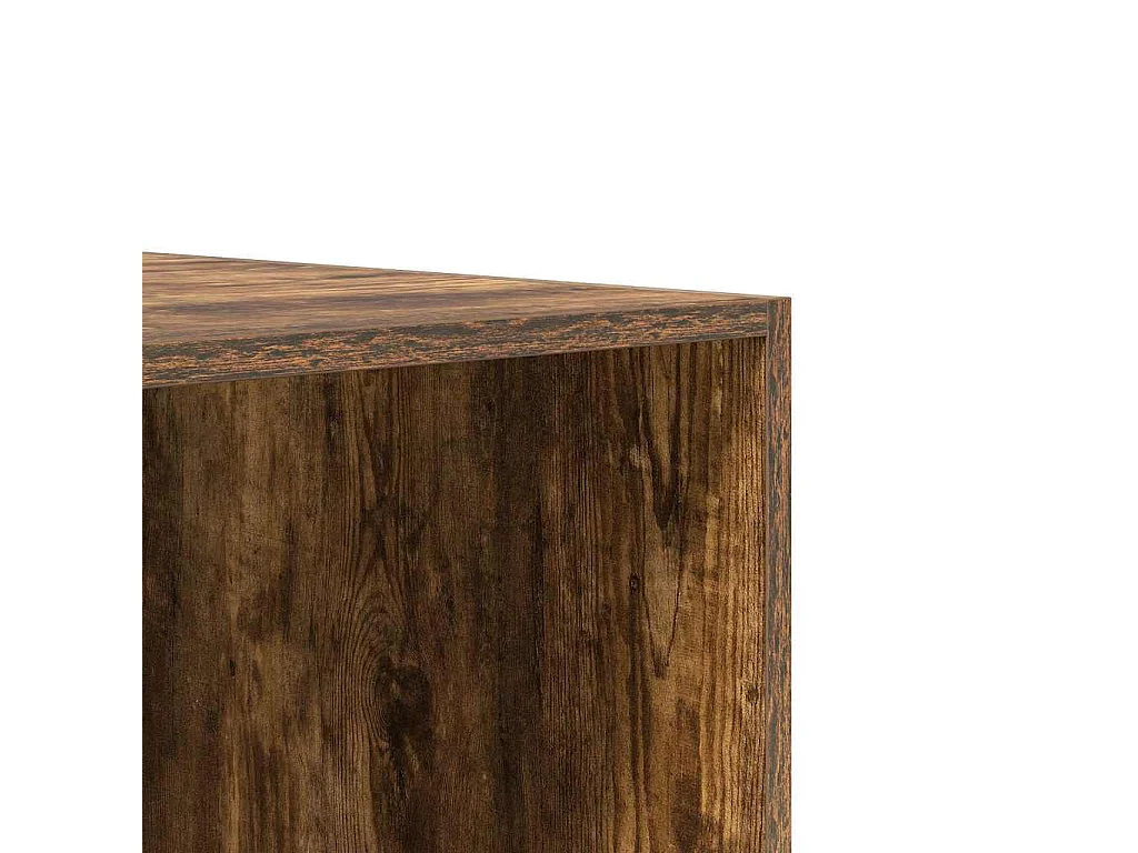 Armadio Rovere Fumo 100x50x200 cm in Legno Multistrato