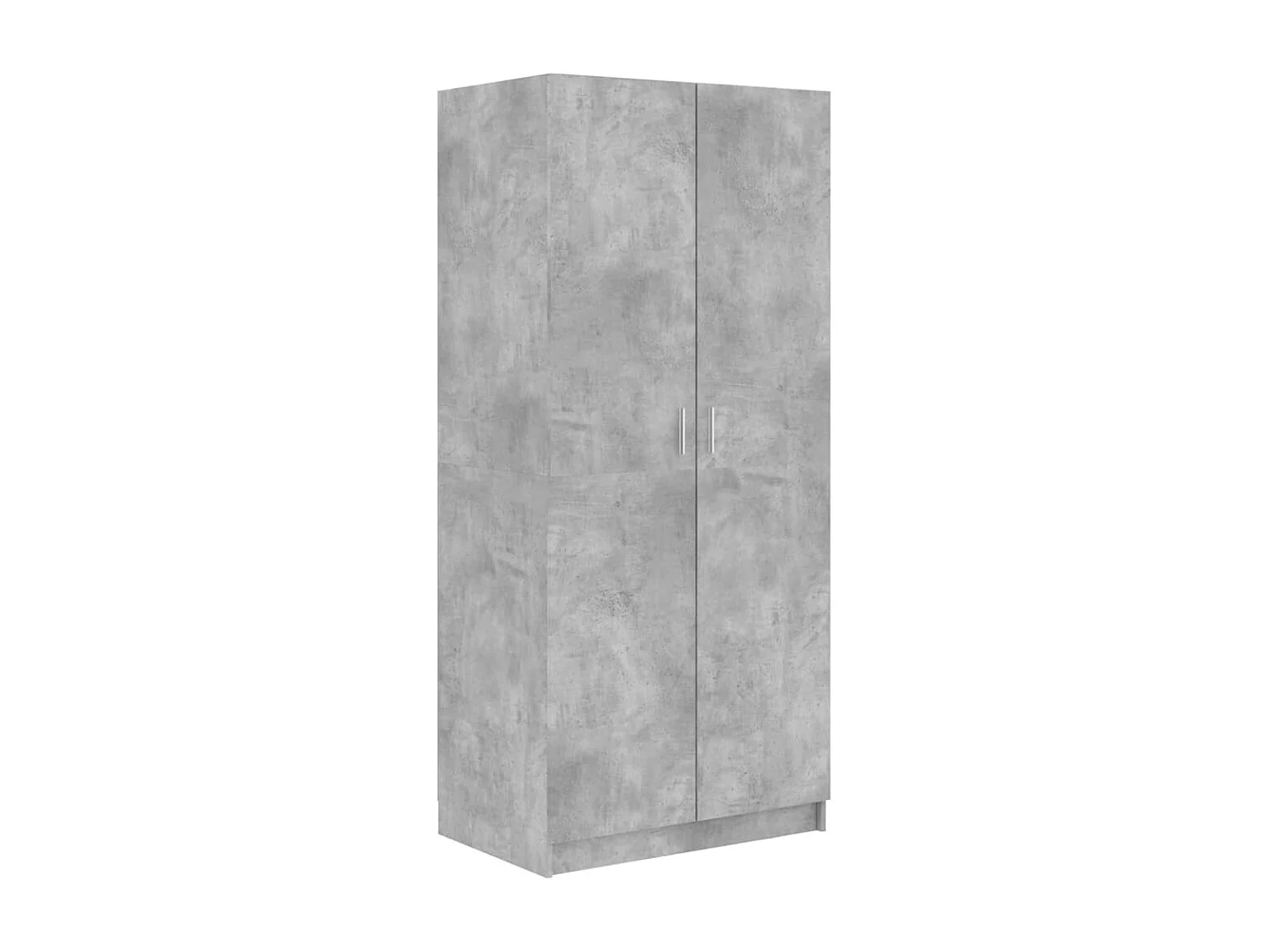 Garde-robe Gris béton 80x52x180 cm Bois d’ingénierie