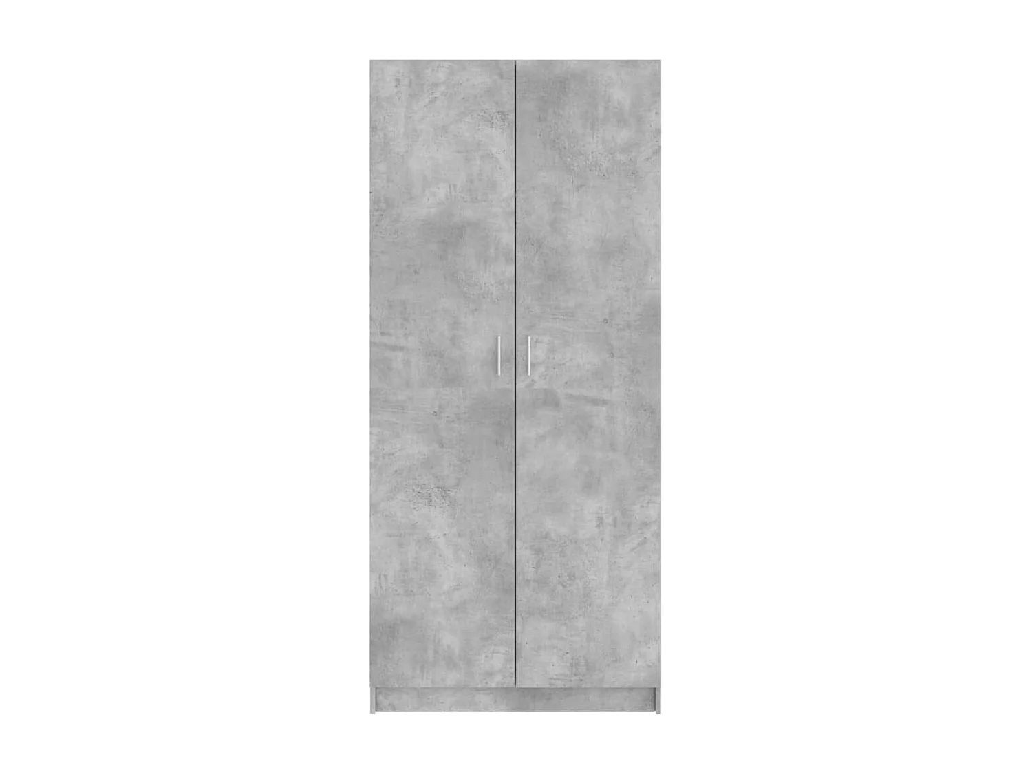 Armadio Grigio Cemento 80x52x180 cm in Legno Multistrato