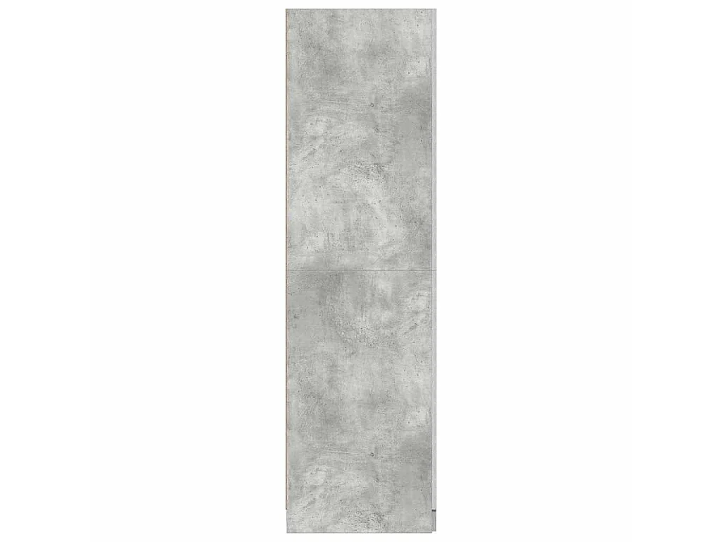 Garde-robe Gris béton 80x52x180 cm Bois d’ingénierie