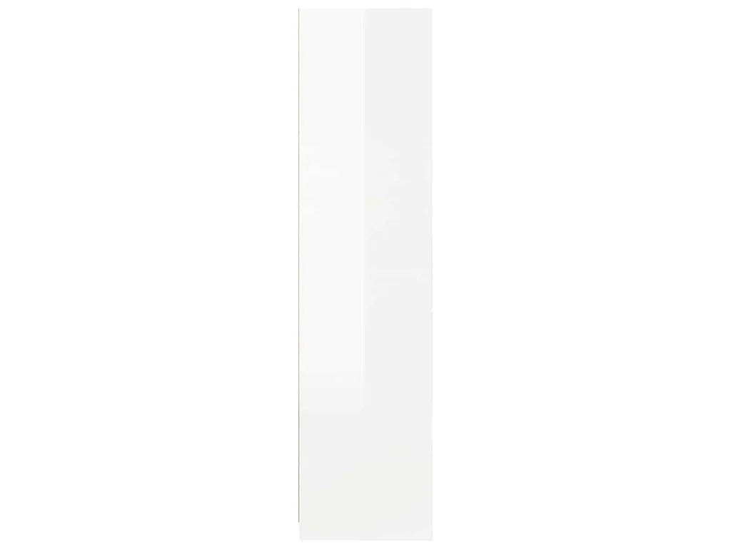Roupeiro 100x50x200 cm derivados de madeira branco brilhante