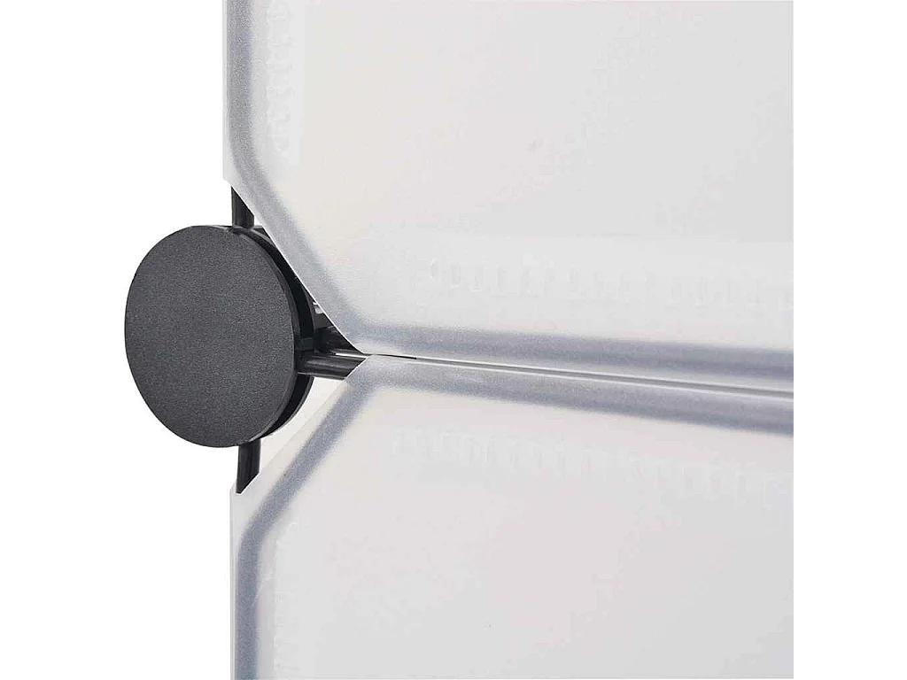 Cabinet modulable avec 18 compartiments blanc 37x146x180,5 cm