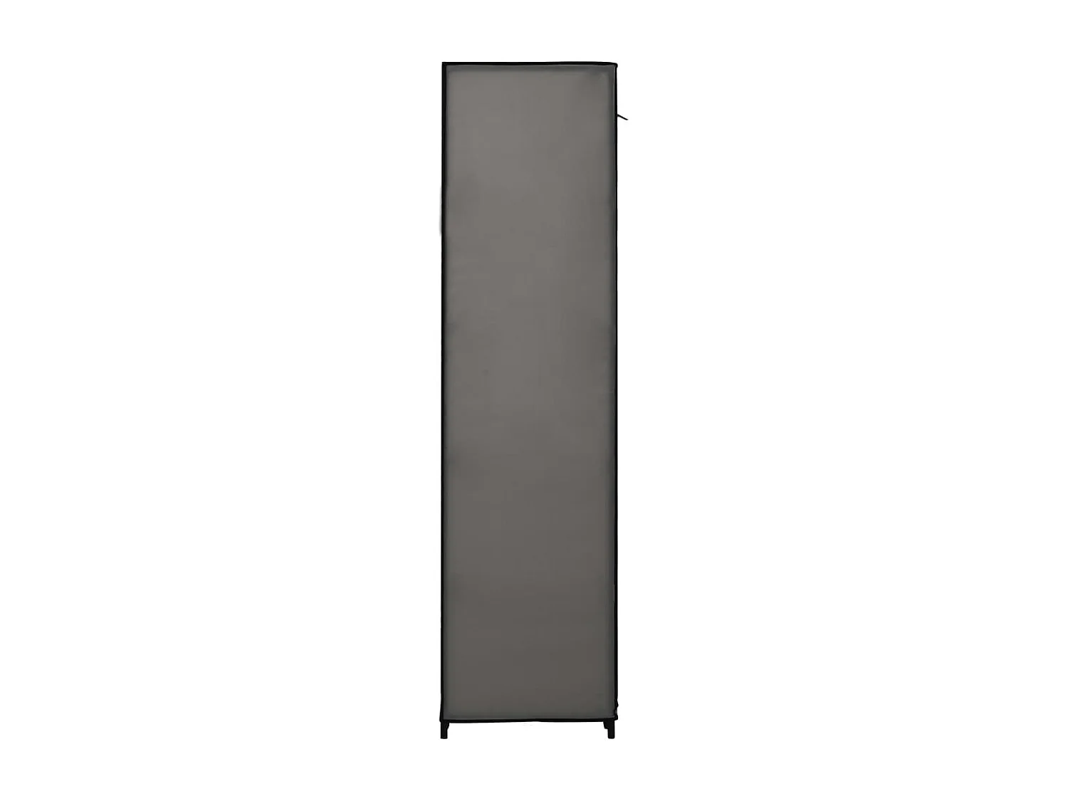 Armoire avec compartiments et tiges Gris 150x45x176 cm Tissu