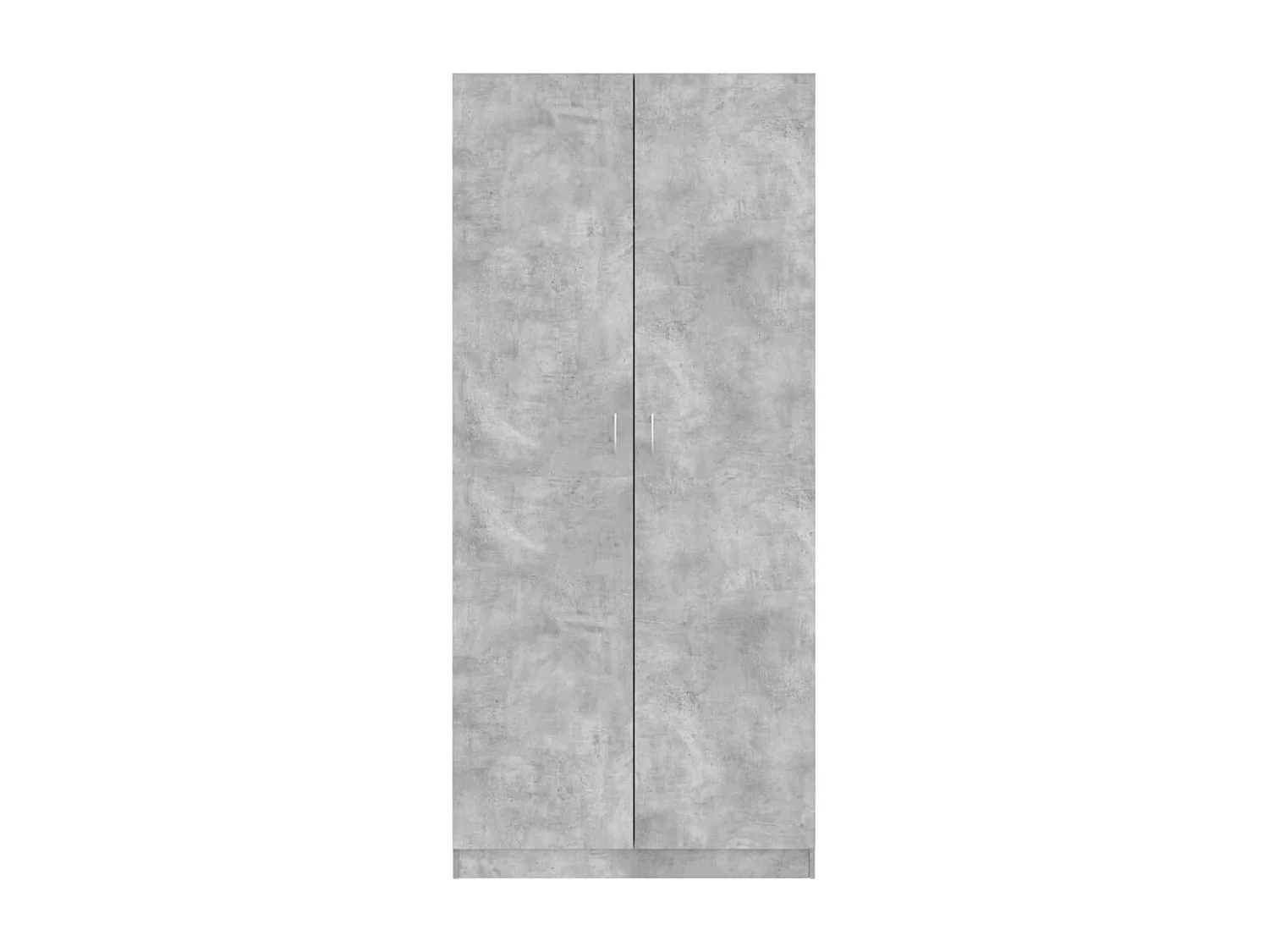 Armadio Grigio Cemento 90x52x200 cm in Legno Multistrato