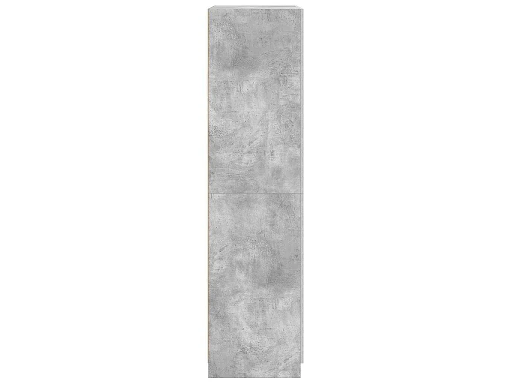 Garde-robe Gris béton 90x52x200 cm Bois d’ingénierie
