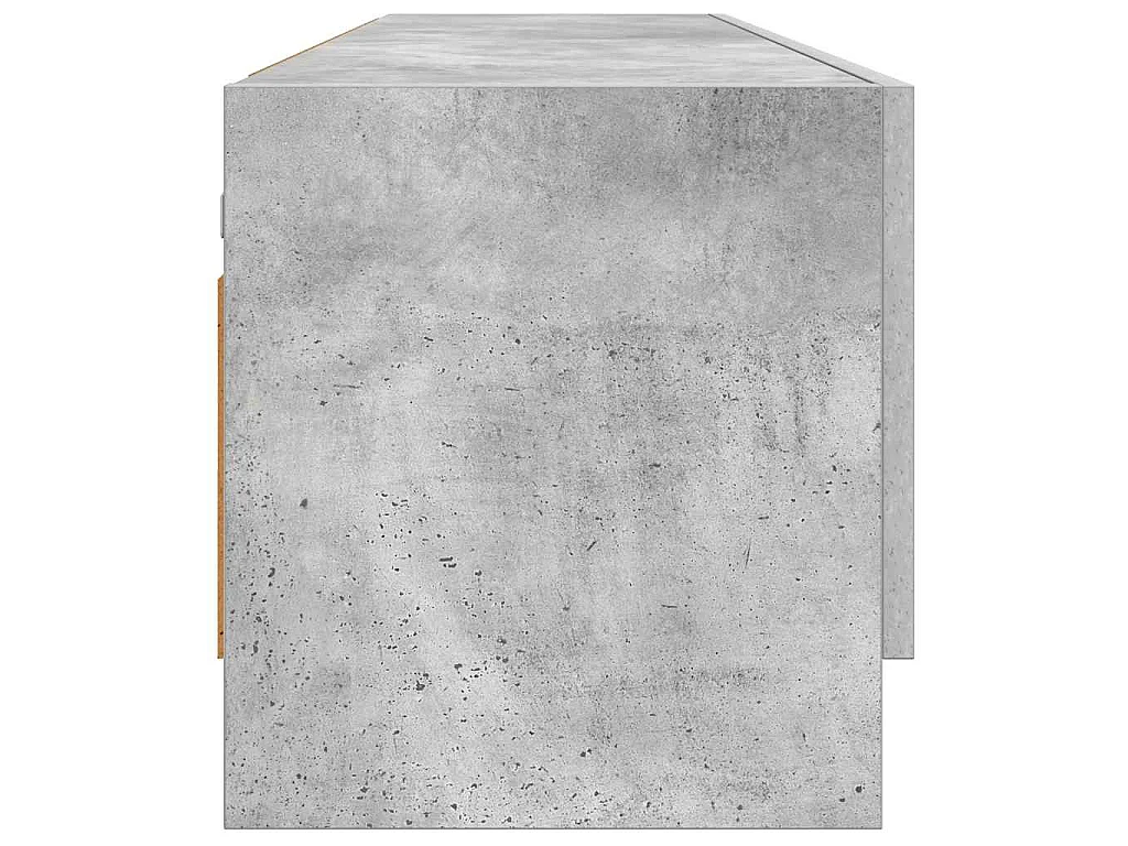 Armadio Grigio Cemento 100x32,5x35 cm in Legno Multistrato