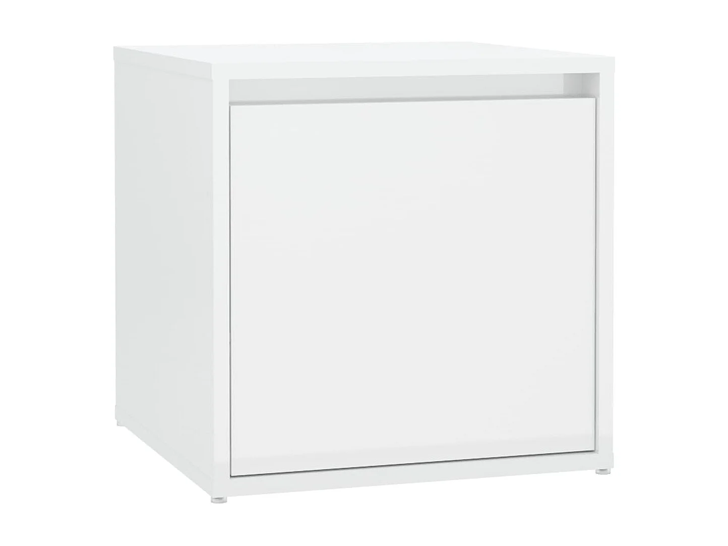 Ensemble de meubles de couloir Blanc brillant Bois d'ingénierie