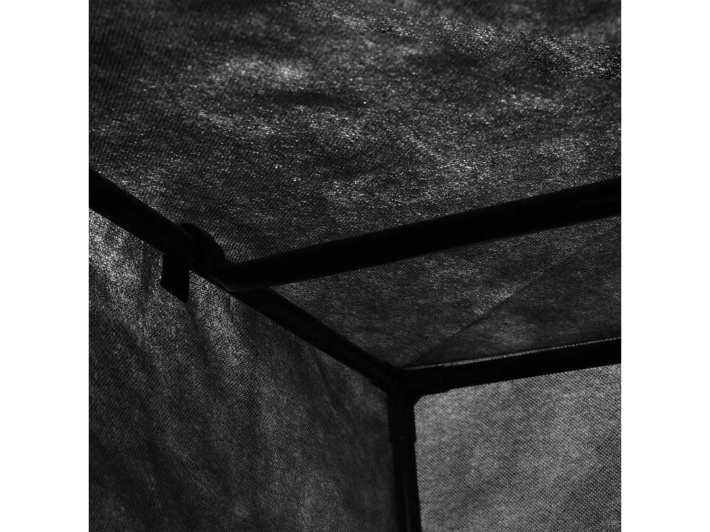 Armario negro 75x50x160 cm