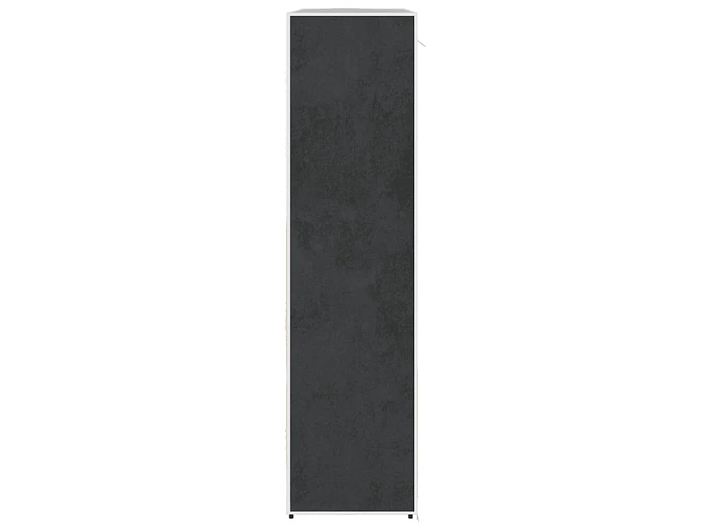 Armoire avec compartiments et tiges 45 x 150 x 176 cm Noir
