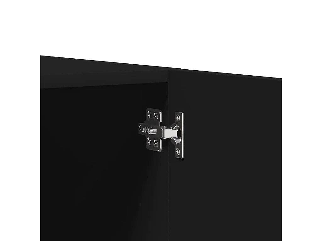 Garde-robe Noir 90x52x200 cm Bois d’ingénierie