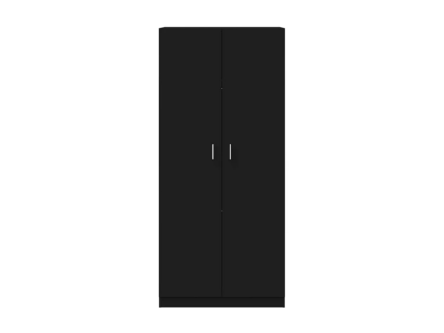 Garde-robe Noir 90x52x200 cm Bois d’ingénierie