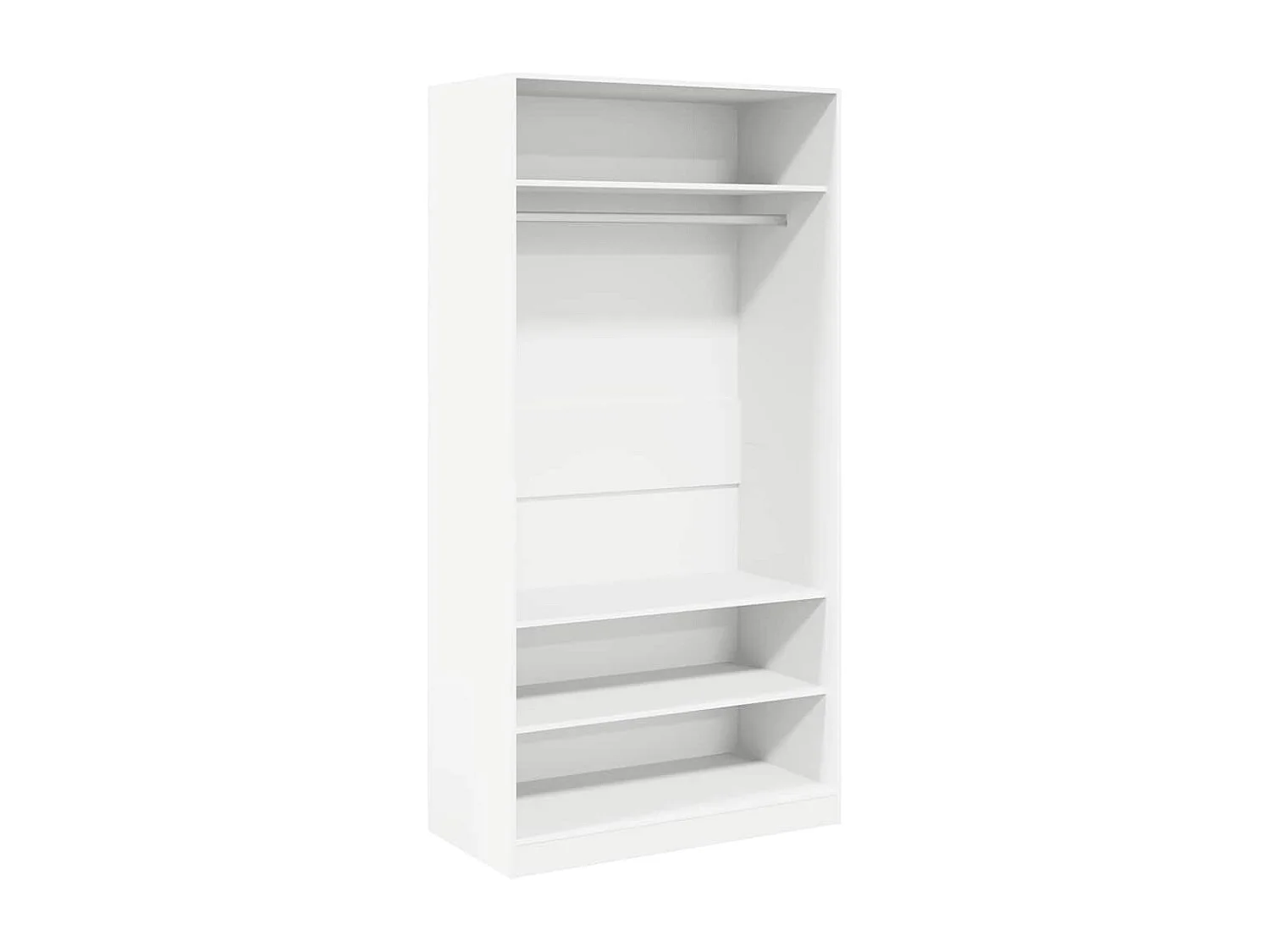 Garde-robe Blanc 100 x 50 x 200 cm Bois d'ingénierie